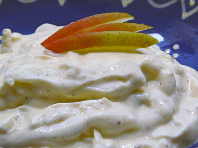 Apfel-Sanddorn-Vanille-Quark