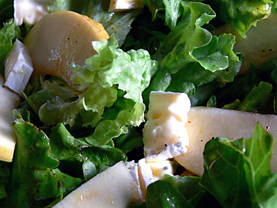 Camembert-Apfel-Salat