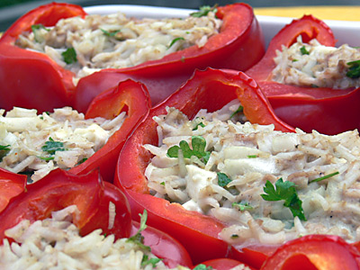 Gefüllte Paprika