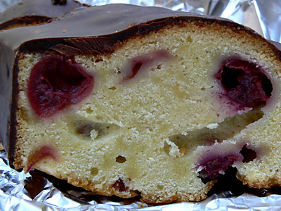 Karamell-Kirsch-Kuchen