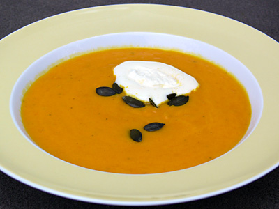 Kürbiscrèmesuppe