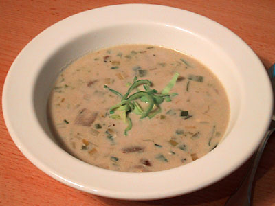 Lauch-Hack-Suppe