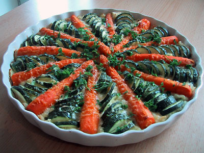 Möhren-Zucchini-Stern