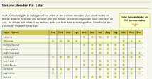 Salat-Saisonkalender